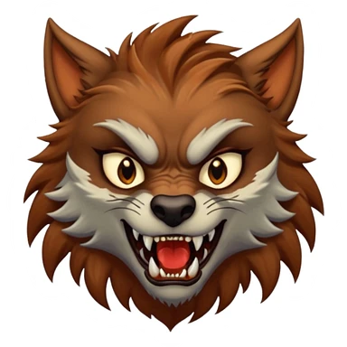 Female Werewolf body sticker