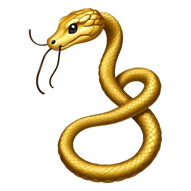 Poop glitter rattlesnake whip sticker