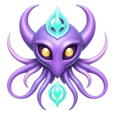 Abstract Ghastly-Genesect-Lunala-ET-hybrid-fantasy-creature sticker