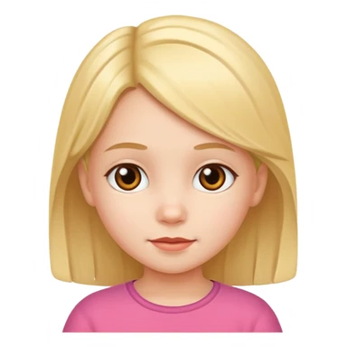 a cute 5years girl sticker