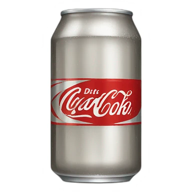 Vintage glass DIET coke sticker