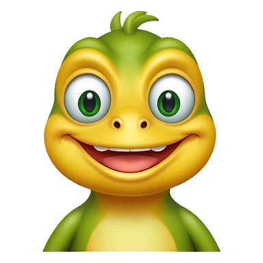yellow pepe sticker