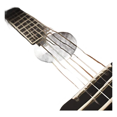 mahogany acoustic guitar sticker