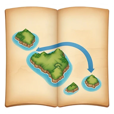 The forehead roll in the Naruto anime has a map of the islands in it and a horizontal line in it, as if it was scratched sticker