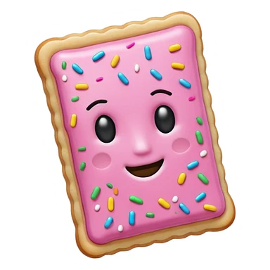 Make me a pop tart emoji that i can copy and paste in a text box sticker