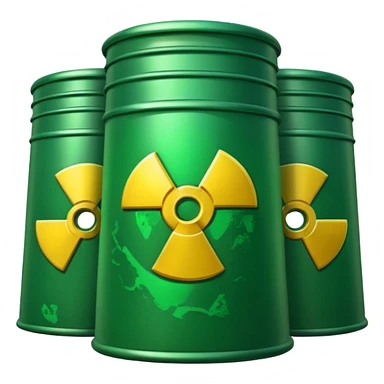 nuclear waste sticker
