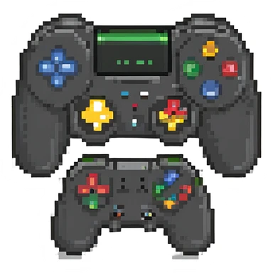 gaming emoji holding a gamepad sticker