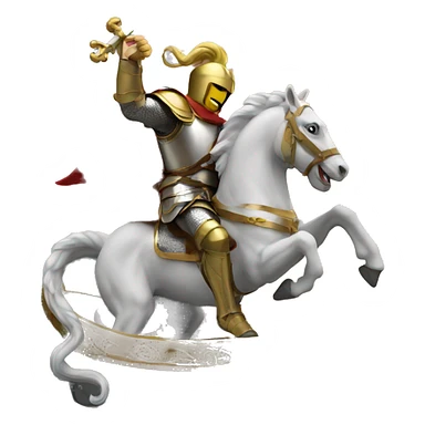 Saint George and The dragone sticker