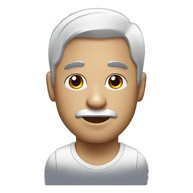 A man with a panda face wearing a shirt sticker