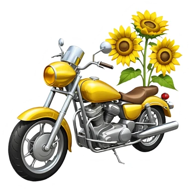 🌻🏍️ sticker
