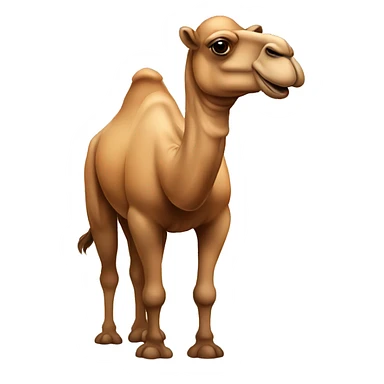 Brown camel sticker