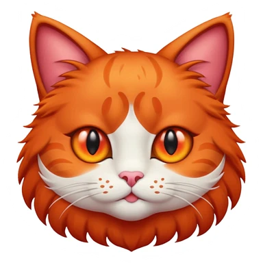 red cat sticker