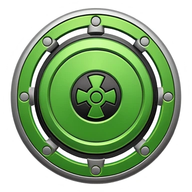 “Make a flat classic Ben 10 Omnitrix.” sticker