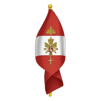 vatican flag sticker