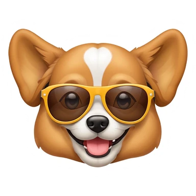 funny cool dog sticker