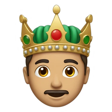 Jordanian Crown sticker