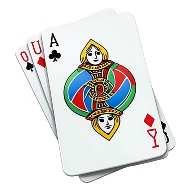 Uno card sticker