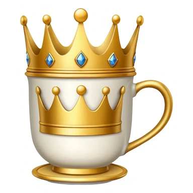 only the cup with a crown, no woman sticker