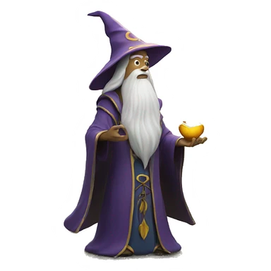 spiritual wizard in the woods sticker