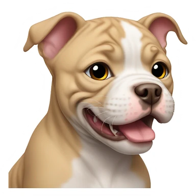american bully kitten sticker