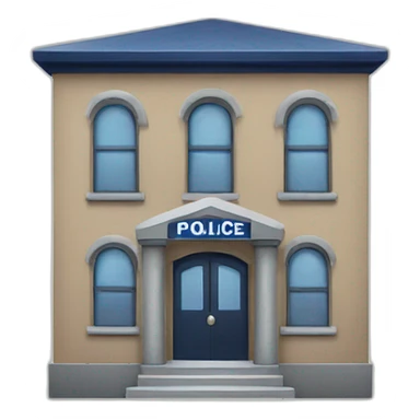 a police station sticker