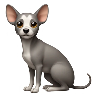 Rat dog sticker