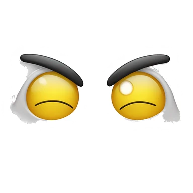 Smiley face with lashes sticker