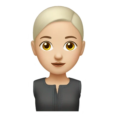 Bald Ukrainian girl sticker