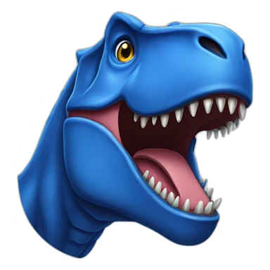 blue-t-rex-head sticker
