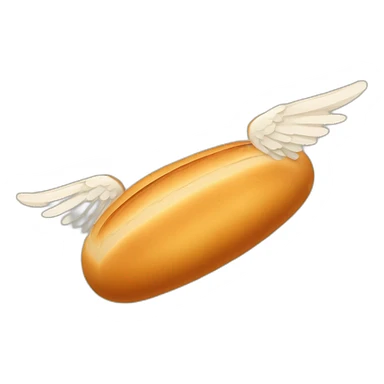 Bread flying with wings sticker