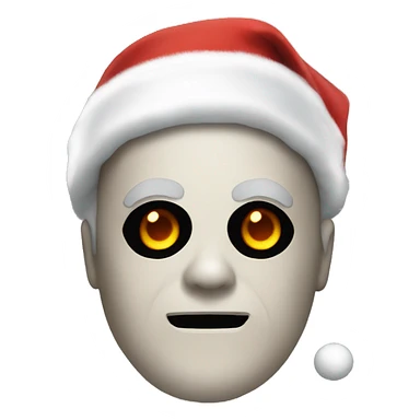 Michael Myers dressed as Santa  sticker