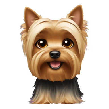 yorkshire terrier coquette sticker