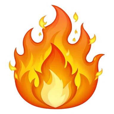 fire hot sticker