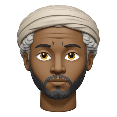 Statue of a black man  sticker