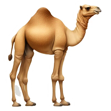 Camel with 3 bumps sticker