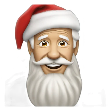 Joe biden as santa sticker