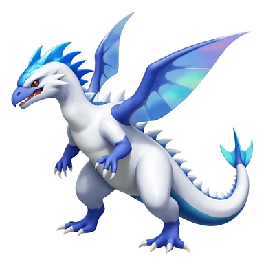 Lugia-Kyogre-Salamence-Reshiram-Latios-fusion-creature (full body) sticker