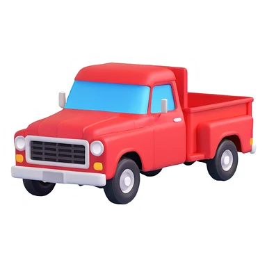 red truck sticker