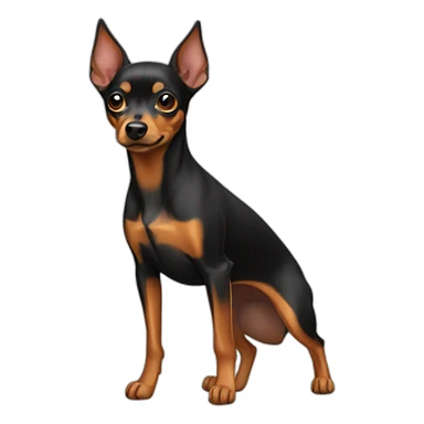Miniature pinscher sticker