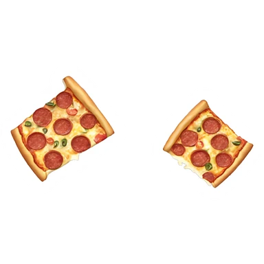 Eiffel tower eating pizza sticker