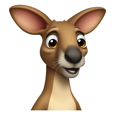  kangaroo and rocket

 sticker