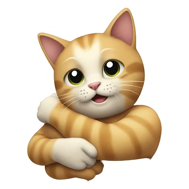 Cats hug  sticker