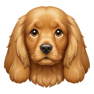 Working golden cocker spaniel dog ￼ sticker