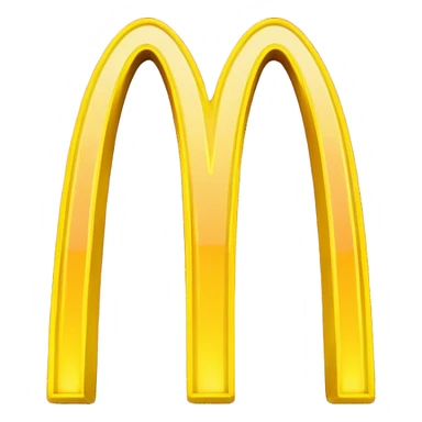 Neon McDonald’s  sticker