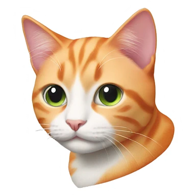 Peach cat sticker