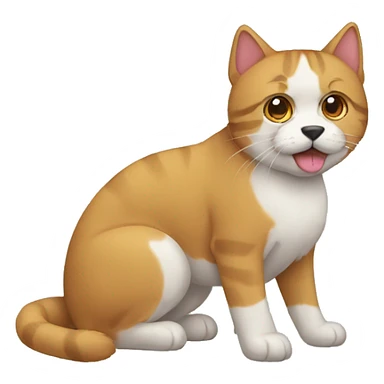 Gato y perro sticker