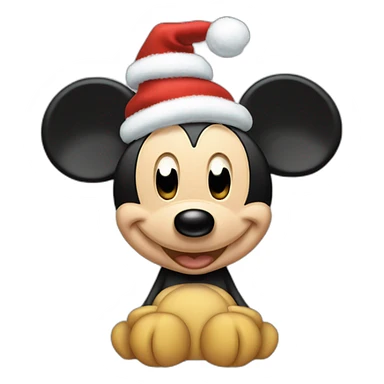 Mickey Mousse a Noël sticker