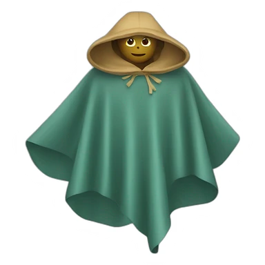 Poncho sticker