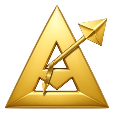 OG letters 3d emoji, arrow up sticker