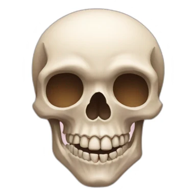 heart shape skull sticker